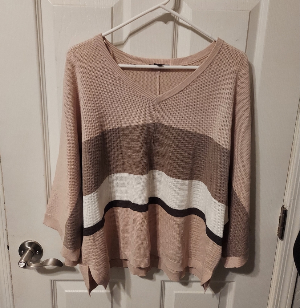Adrianna Papell Pink Knit Top SXL